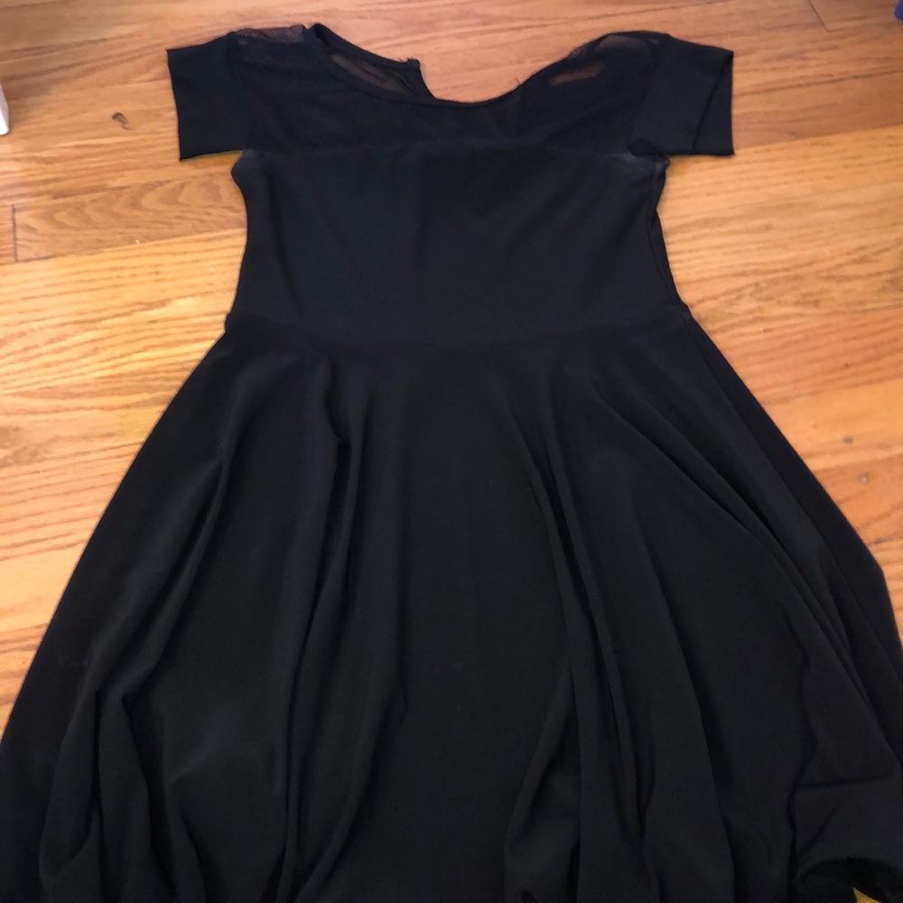 Black skater dress